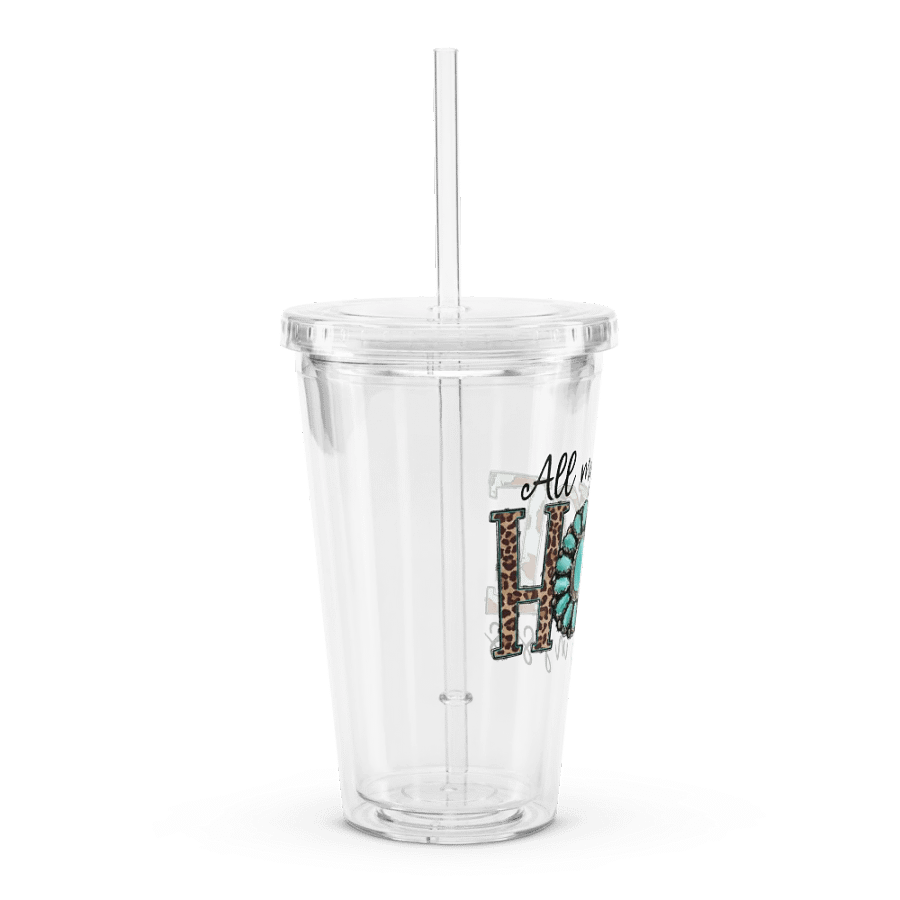 All My Hope is in Jesus - Double Wall Clear Plastic Tumbler product image (3)