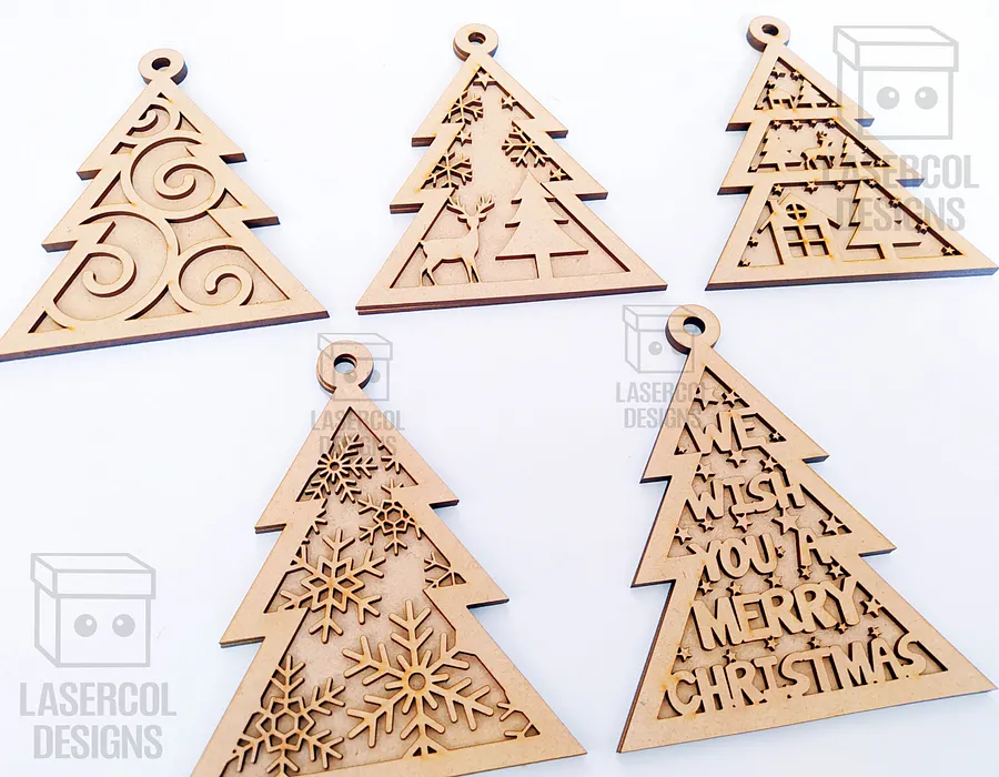 Christmas Ornaments - Laser Cut Files product image (3)