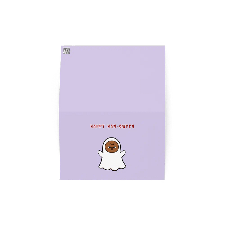 Han Ghost Halloween Greeting Card product image (4)