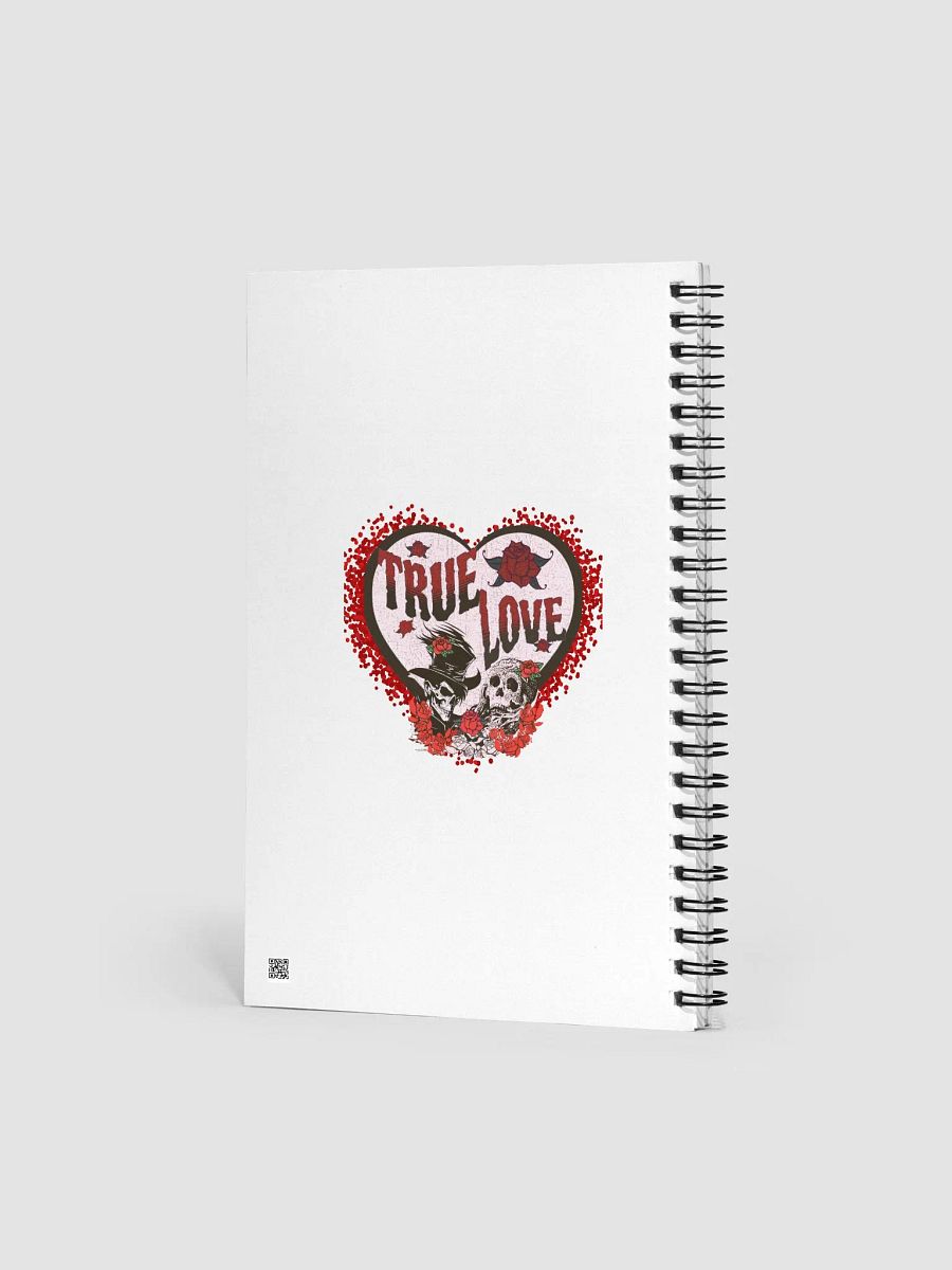 True Love and Skulls Spiral Notebook product image (4)