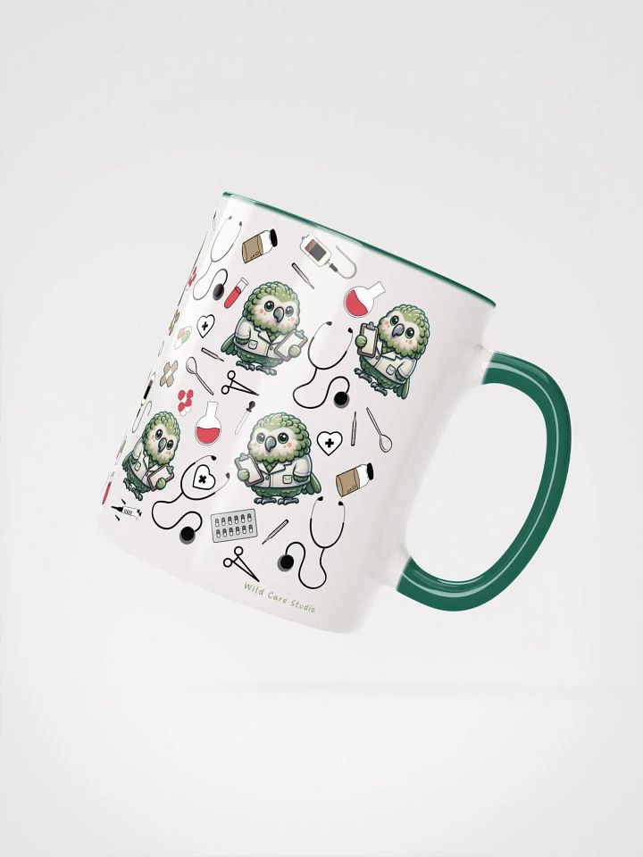 Cute Medical Coat Kakapo Ceramic Mug product image (17)