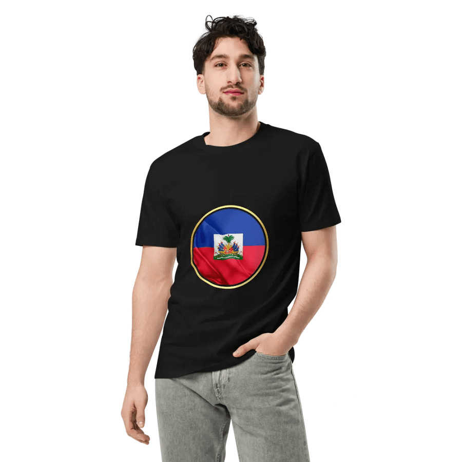 Ayiti Heritage Unisex Flag T-Shirt product image (7)