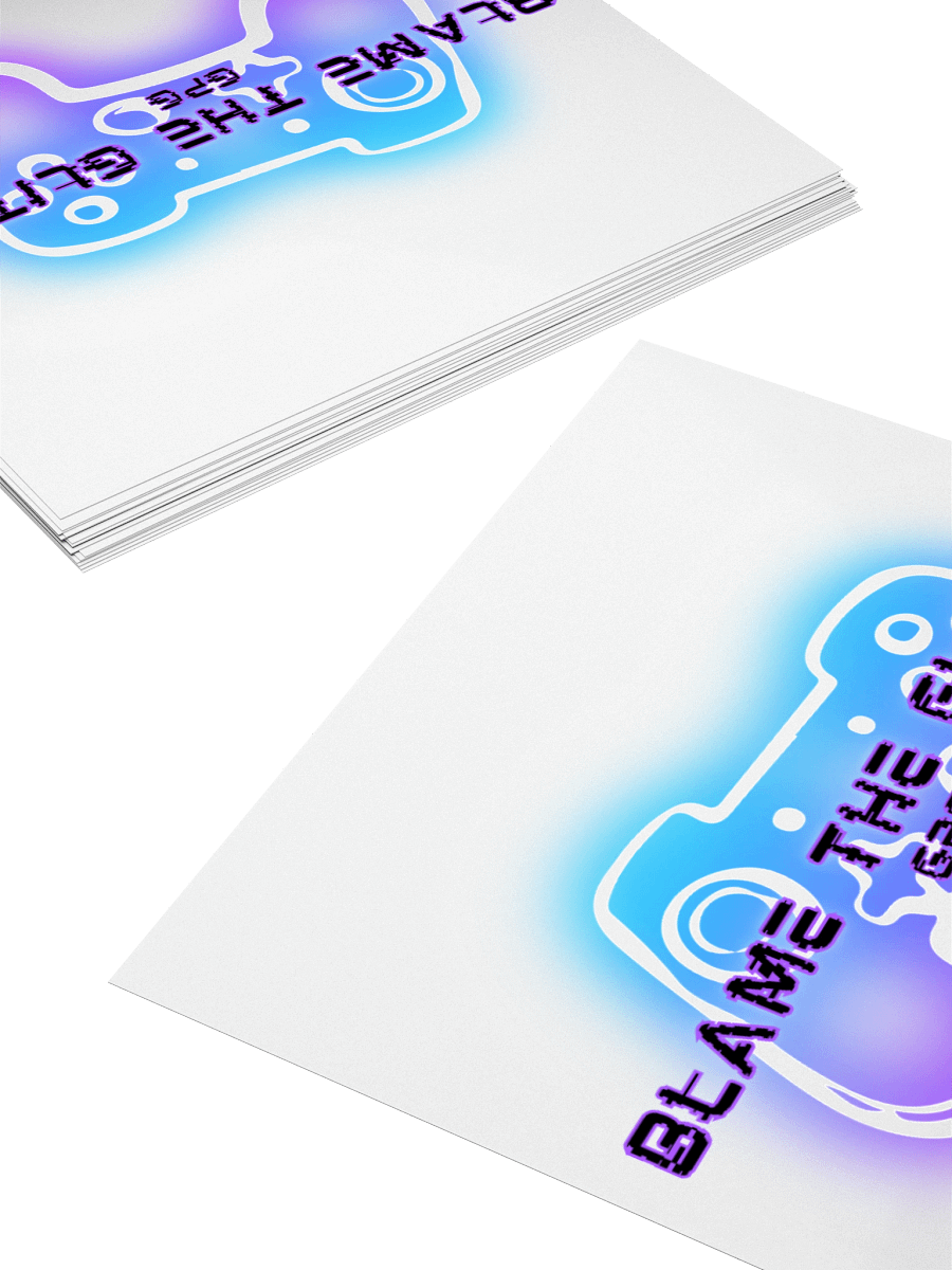 Glitch Controller Kiss Cut Stickers product image (10)
