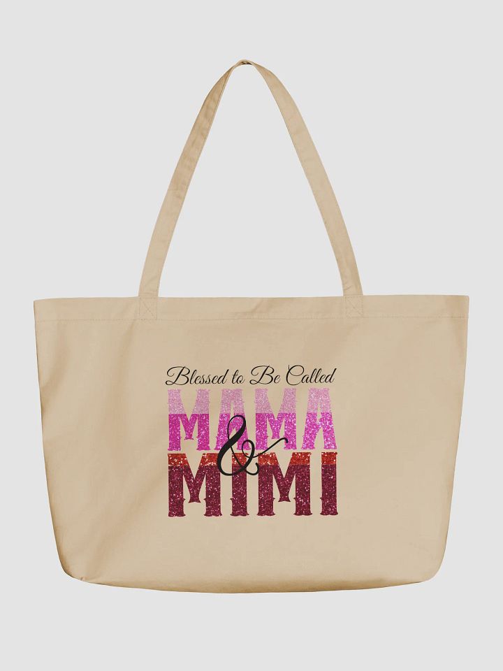 Blessed To Be Called Mama and Mimi, Mothers Eco Tote Bag product image (2)