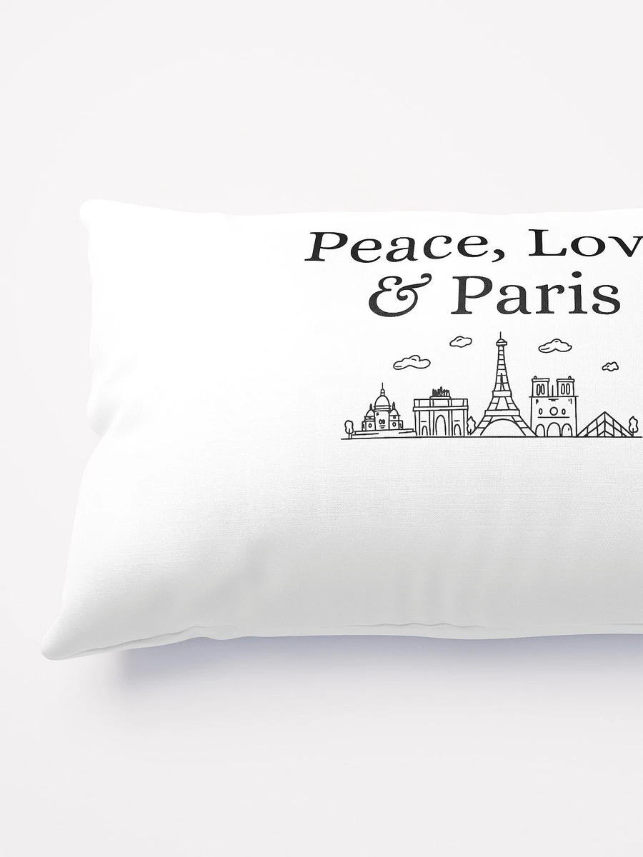 Peace, Love & Paris with Monuments Pillow product image (8)