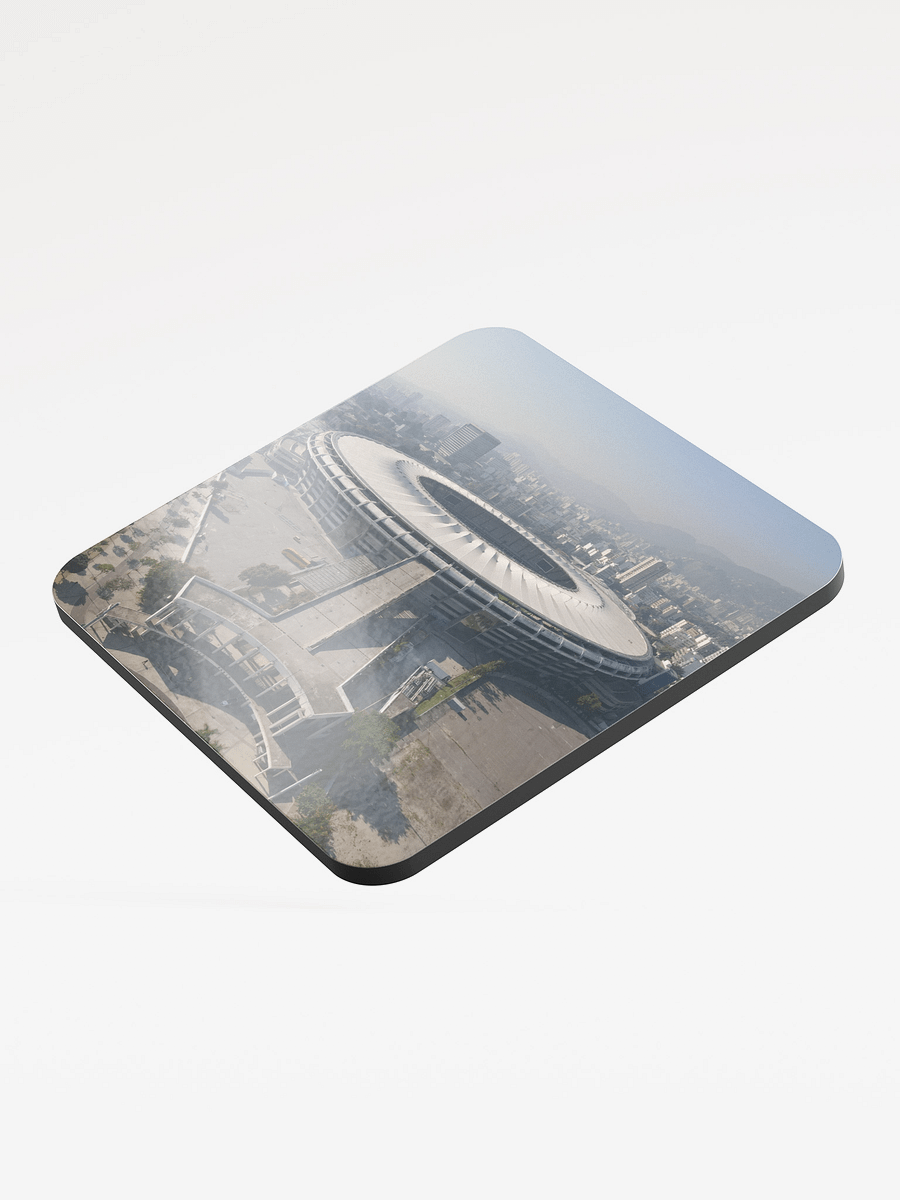 Maracanã – Glossy Cork Coaster /Porta-Copo de Cortiça (EN/BR) product image (3)