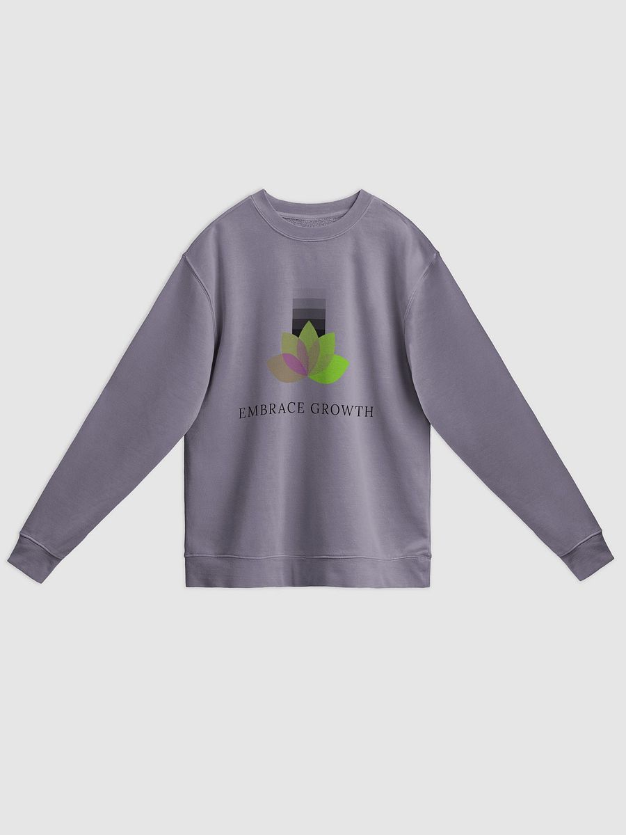 embrace growth, Unisex Pigment Dyed Sweatshirt product image (1)