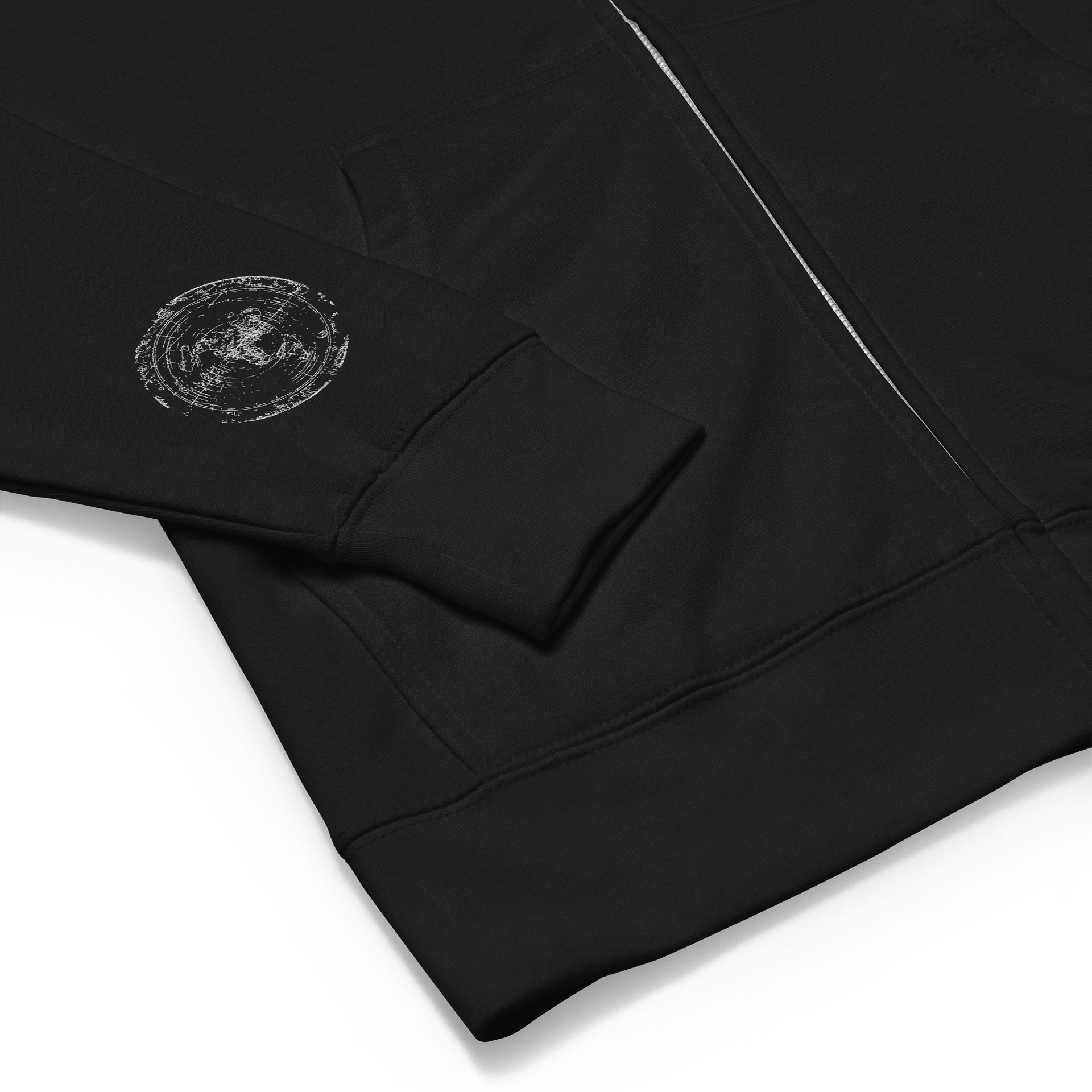 OLD EARTH EMBROIDERED ZIPPER HOODIE product image (3)