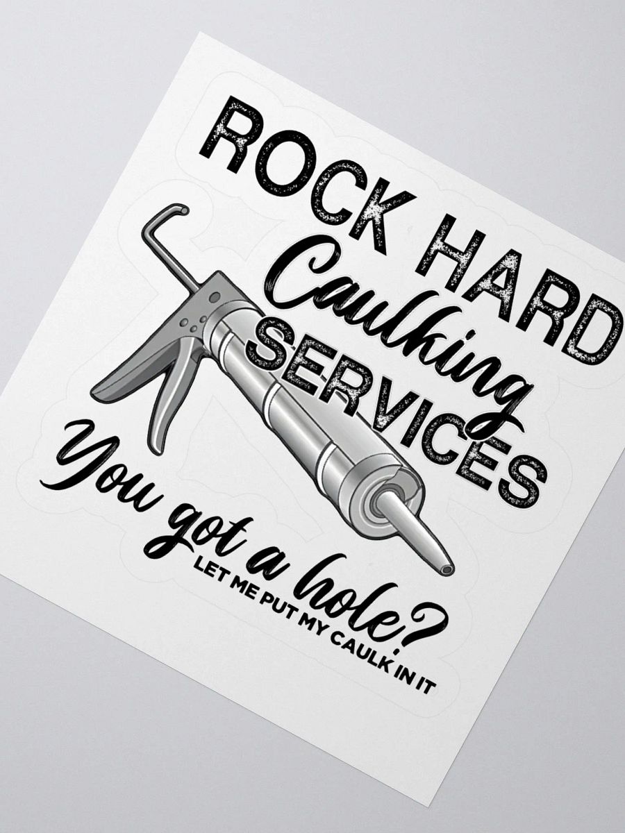 Rock Hard Caulking Services Sticker product image (2)