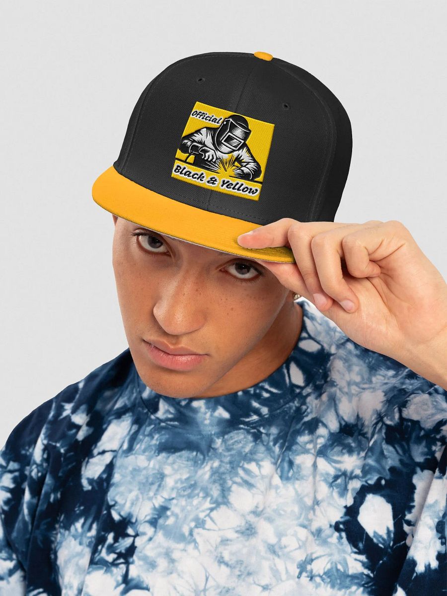 Official Black & Yellow Welding Steel Snapback product image (5)