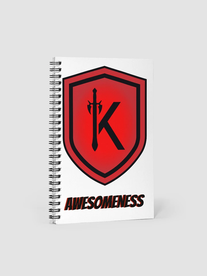 Awesomeness/No Back Seating Spiral Notebook product image (1)