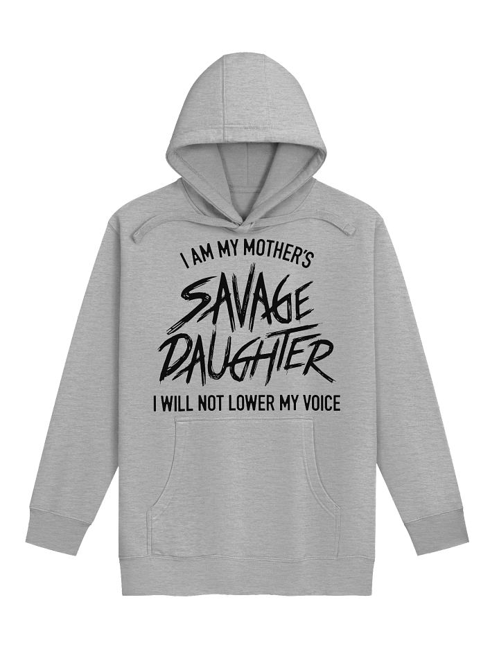 Savage Daughter Premium Hoodie (black print) product image (2)