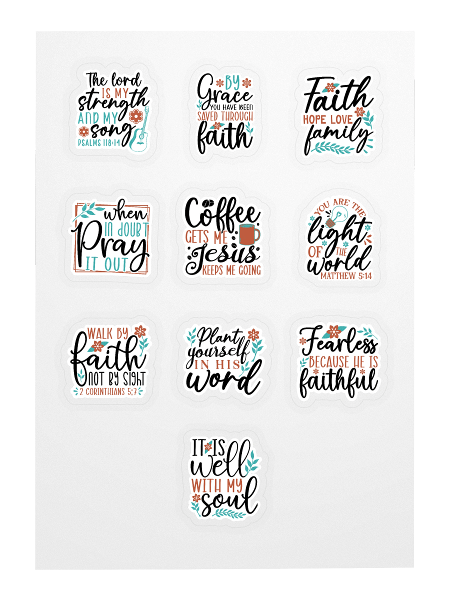 Faithful Reminders Sticker Sheet product image (3)