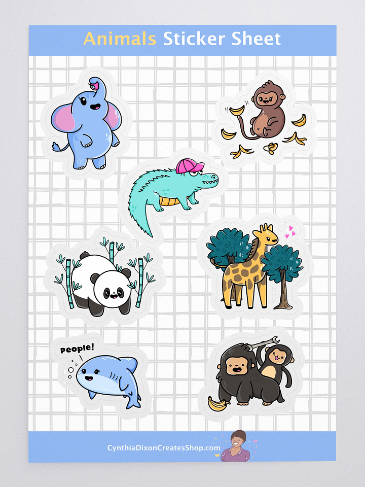 Animals Sticker Sheet product image (1)
