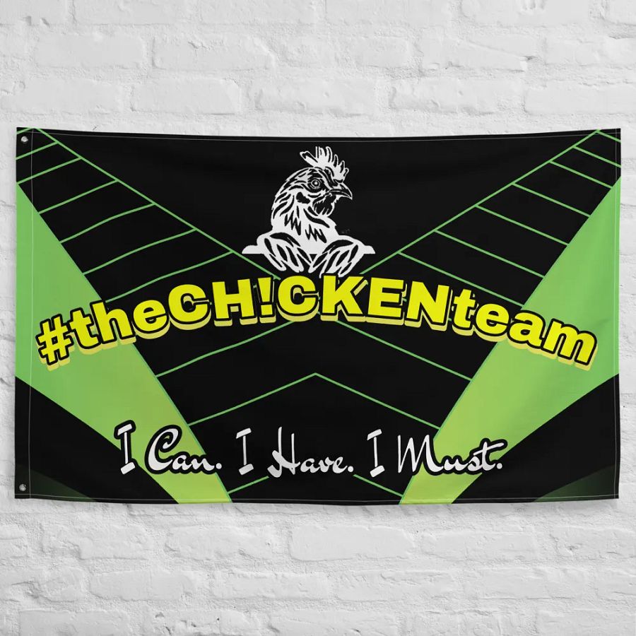 Official #theCH!CKENteam flag product image (5)