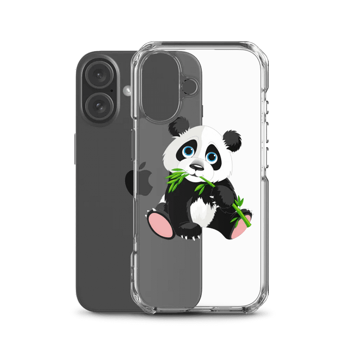Panda Munch iPhone® Clear Case product image (50)
