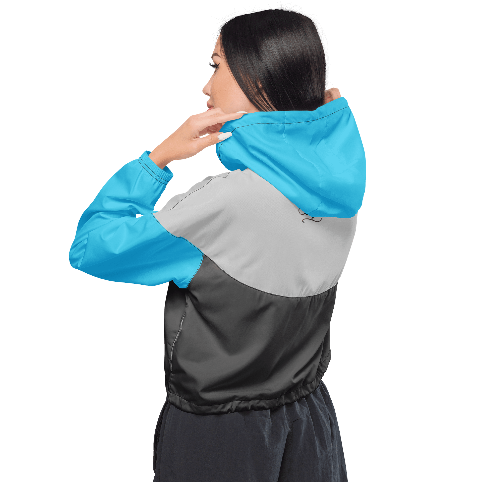 PalBot Cropped Windbreaker (Blue) product image (3)