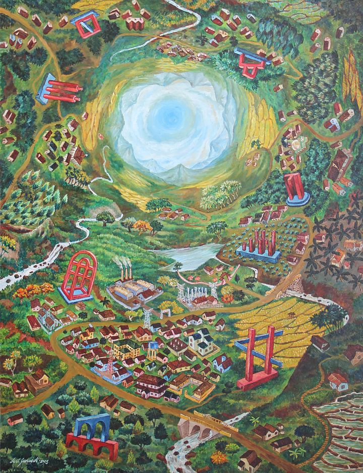 "Pipe World" Painitng by Deni Je product image (1)