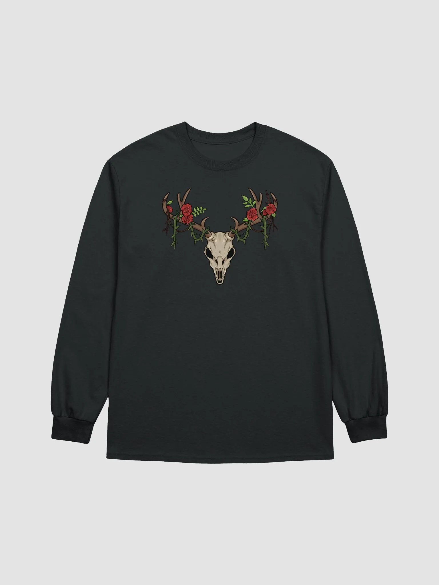 Deer Skull Long Sleeved Shirt product image (1)