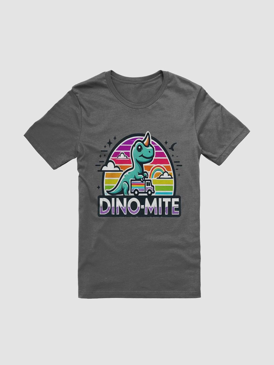 DINO-MITE Dino Truck Cartoon T-Shirt product image (1)