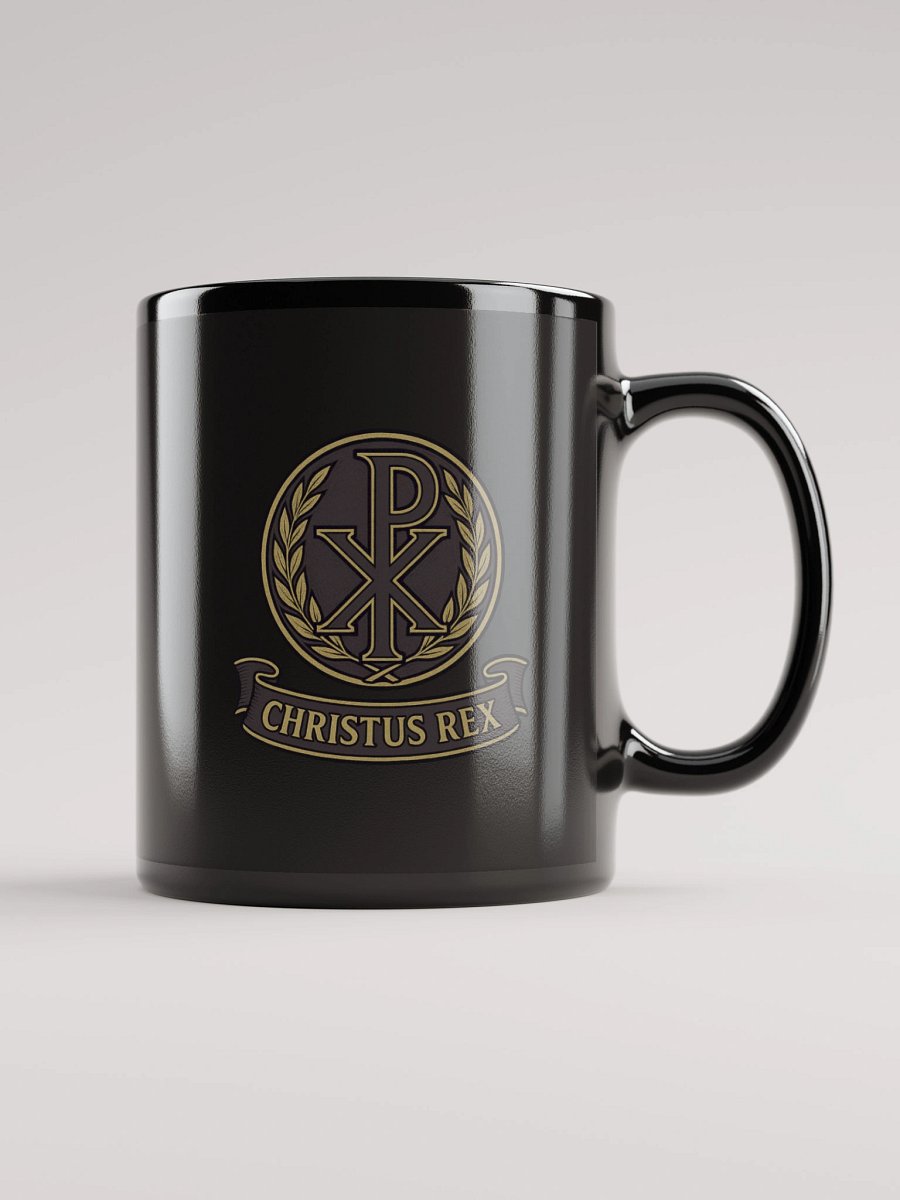 Chi-Rho mug black product image (1)