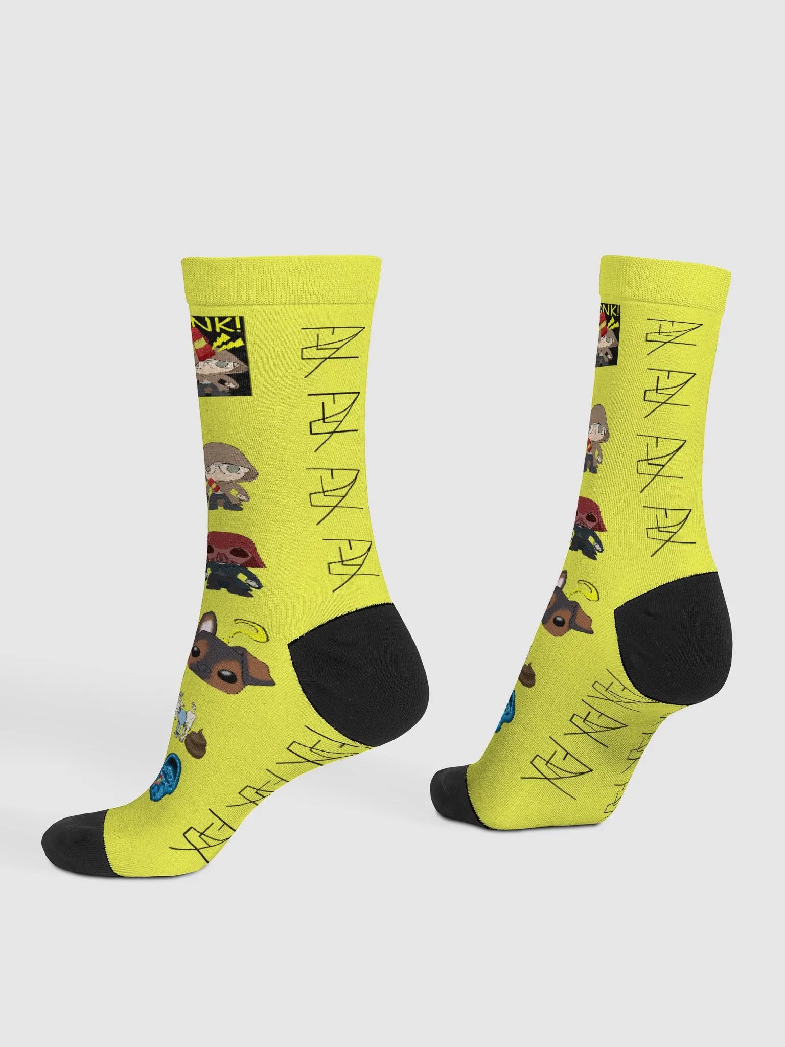 Yellow Dorn Product 1 Socks product image (1)