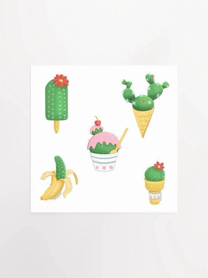 Prickly Treats Art Print product image (1)