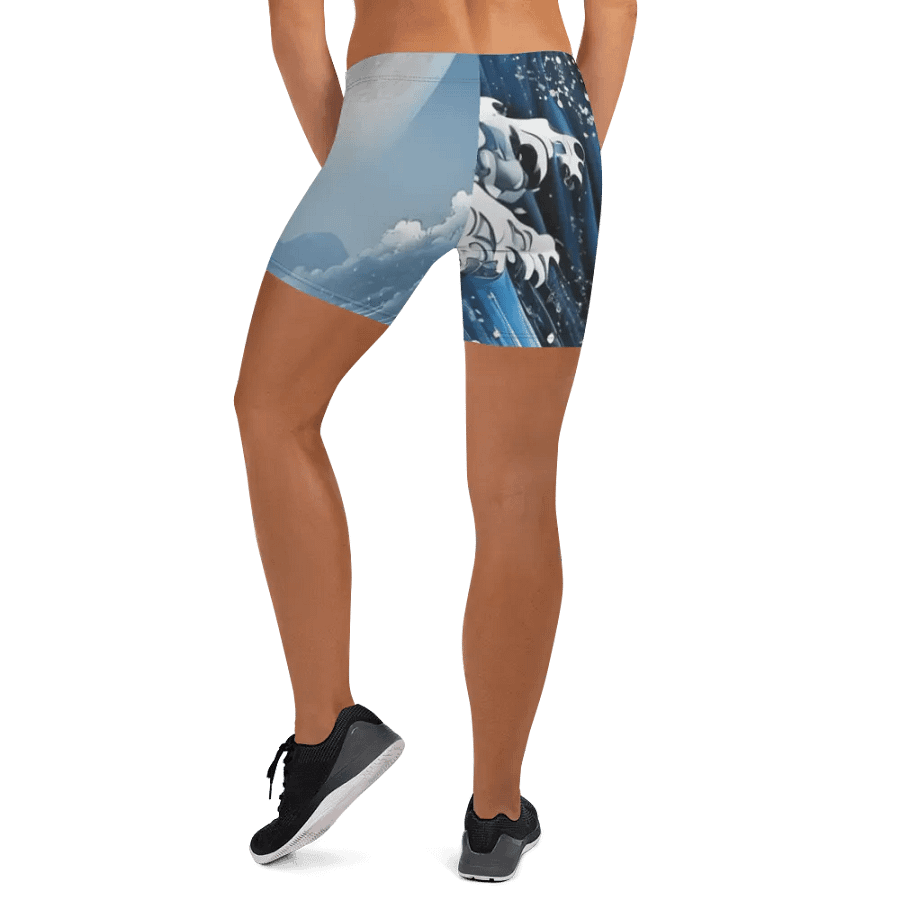 Moonlit Wave All-Over Print Shorts product image (8)