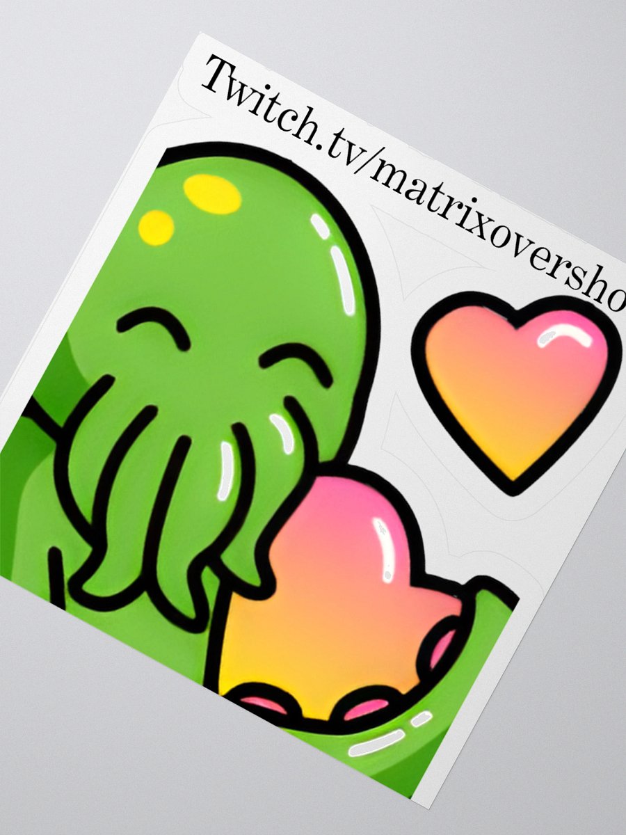 3x3 Cthulhu Love Sticker product image (2)