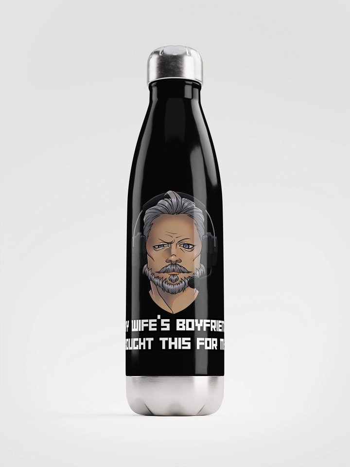 Renfail My Wife's Boyfriend Stainless Steel Water Bottle product image (1)