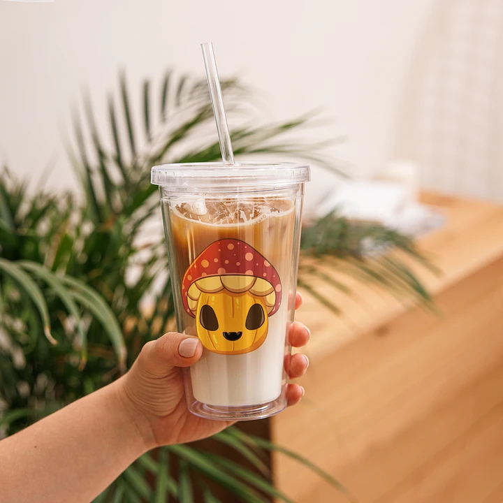 Mushie Pumpkin Plastic Tumbler product image (1)