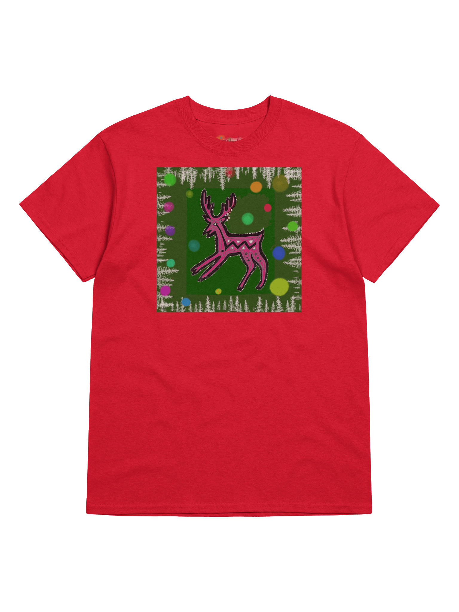 ArtTee 'Happy Holiday Deer' December '25 Tee of the Month product image (9)