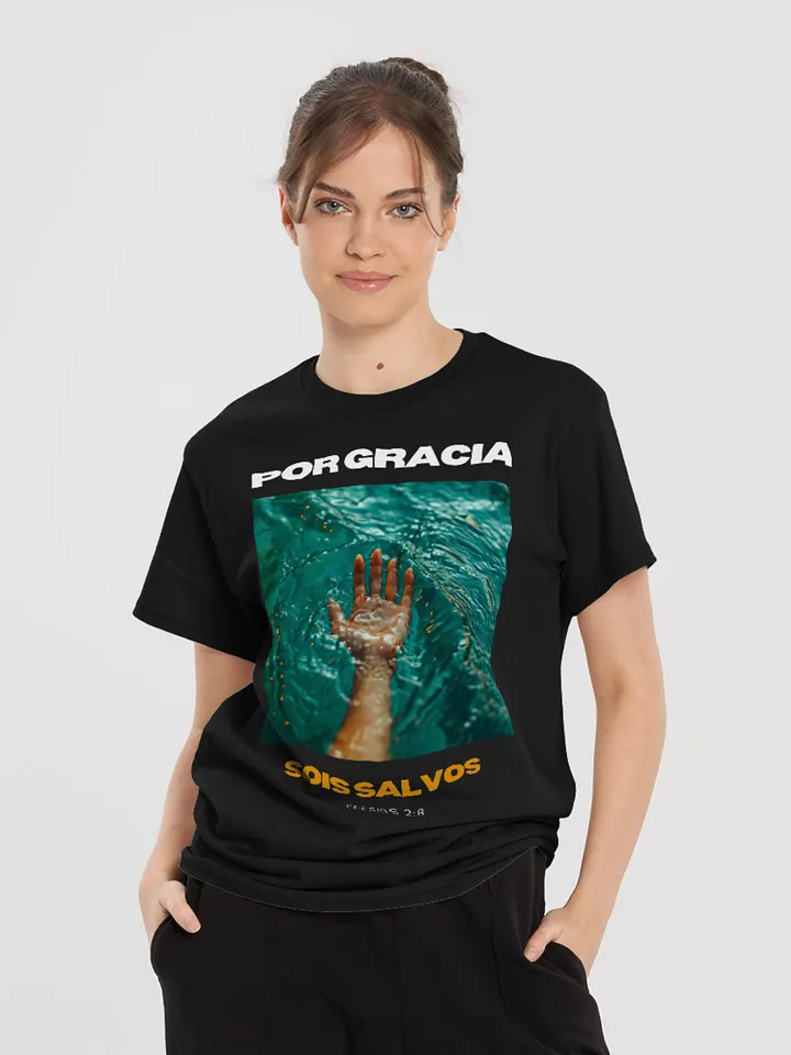 Camiseta Unisex Manga Corta | Por Gracia sois salvos product image (2)