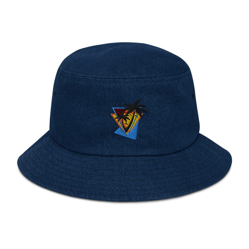 Sunset Vibes Denim Bucket Hat