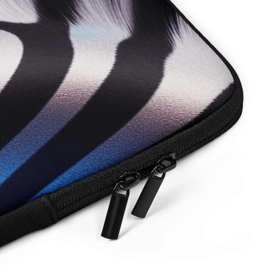 zebra Waveform Laptop Sleeve product image (4)
