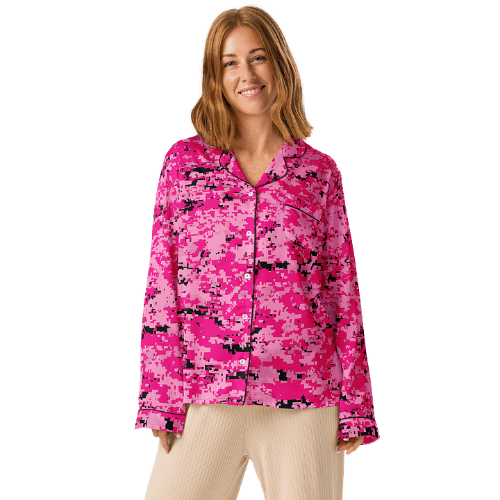 Elegant Silky Pink Women's Pajama Top product image (1)