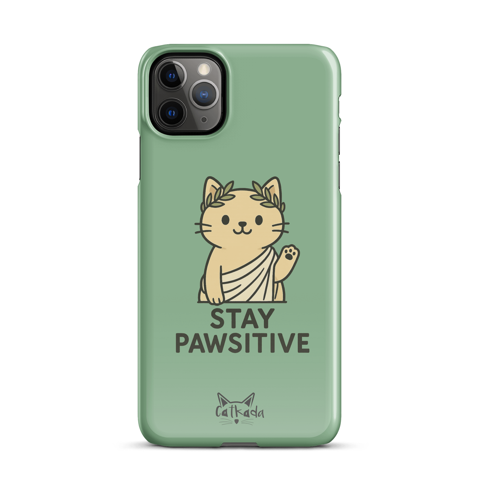 STAY PAWSITIVE PHONE CASE product image (2)
