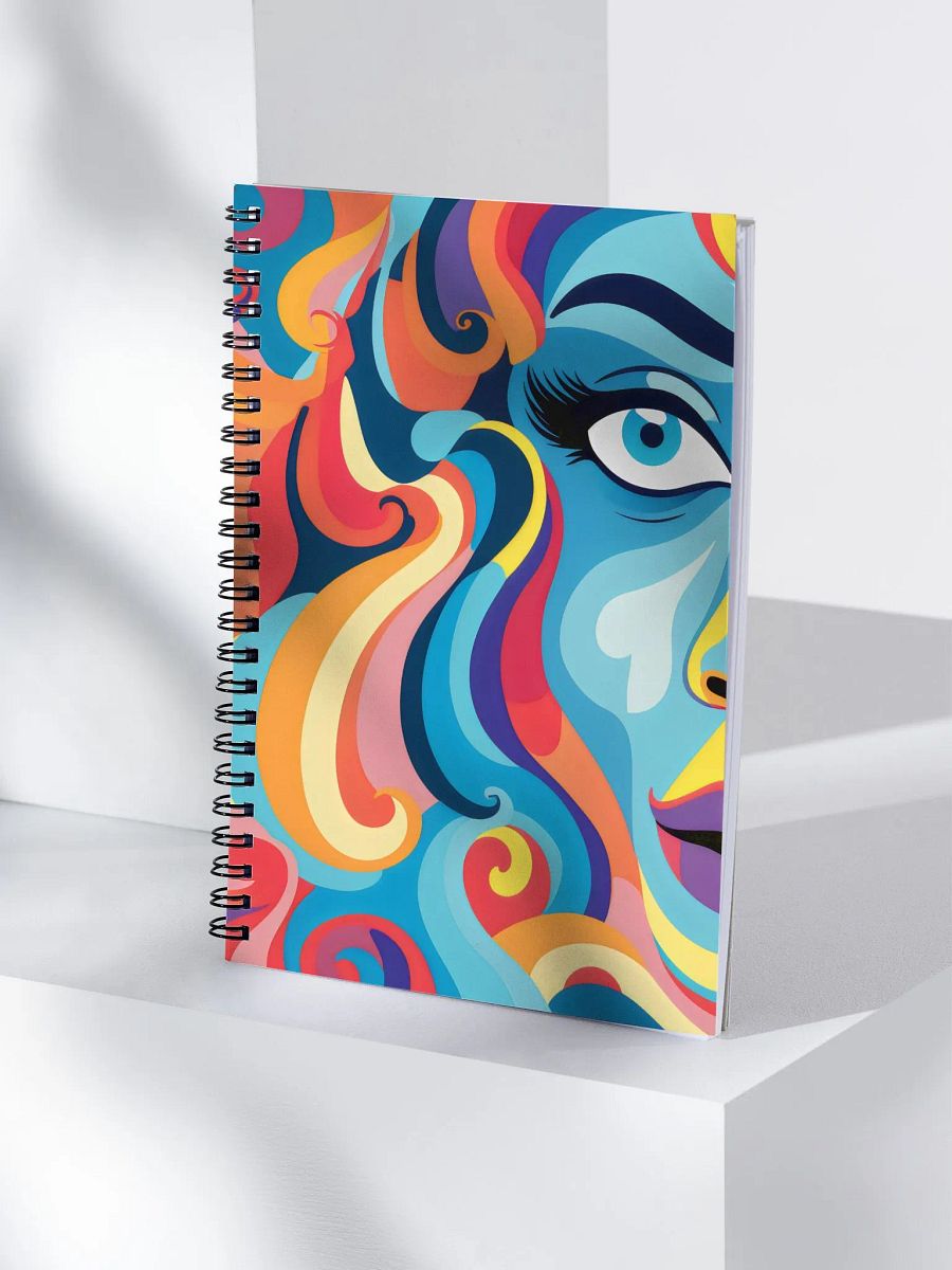 Vibrant Visage Spiral Notebook product image (4)