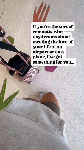 If airports make you expect magic, if you daydream that serendipity means sitting next to your soulmate, then something is co...