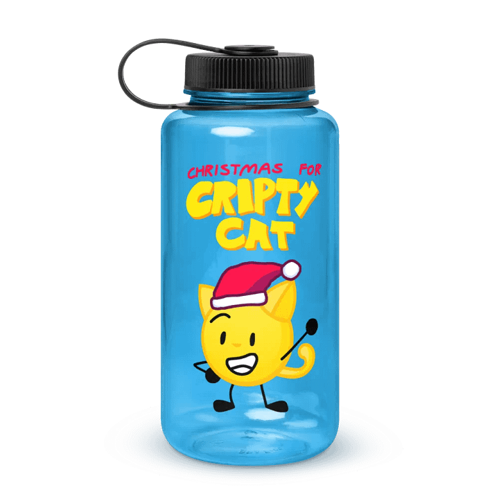 Christmas For Cripty Cat Water-Bottle product image (2)