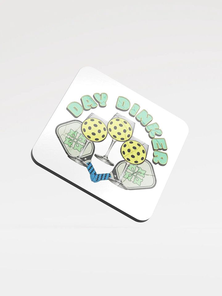 Day Dinker Pickleball Wine Coaster Set product image (1)