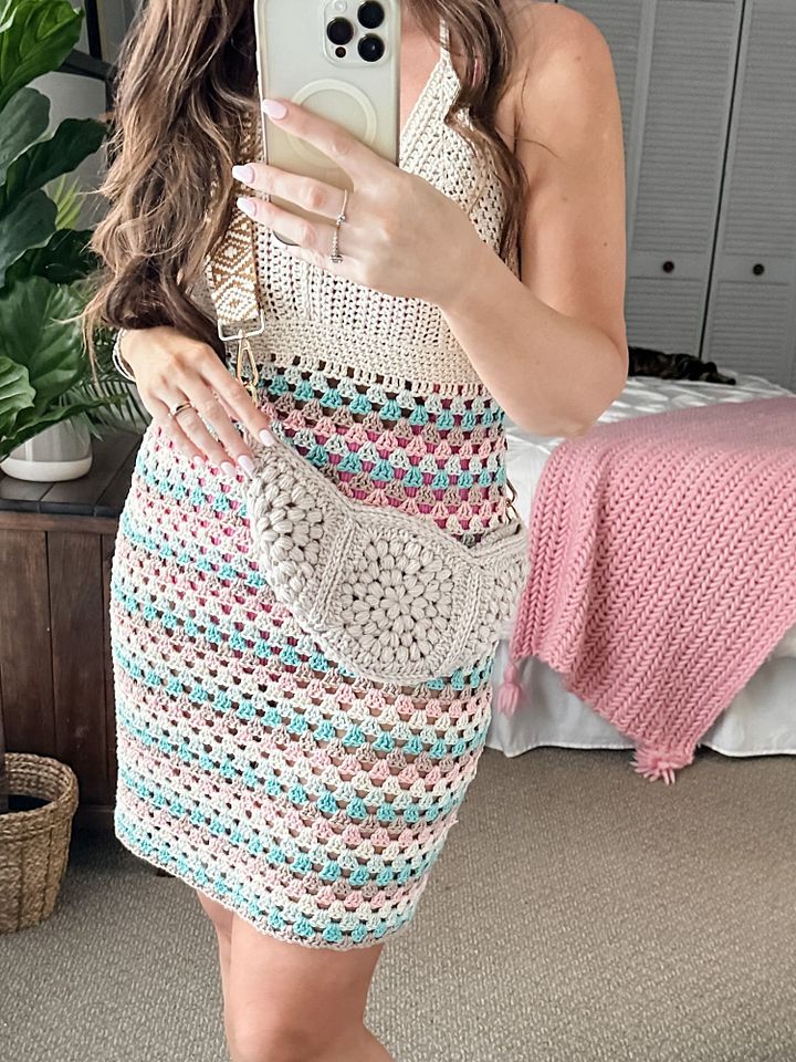 Granny Style Crossbody Bag Crochet Pattern product image (2)