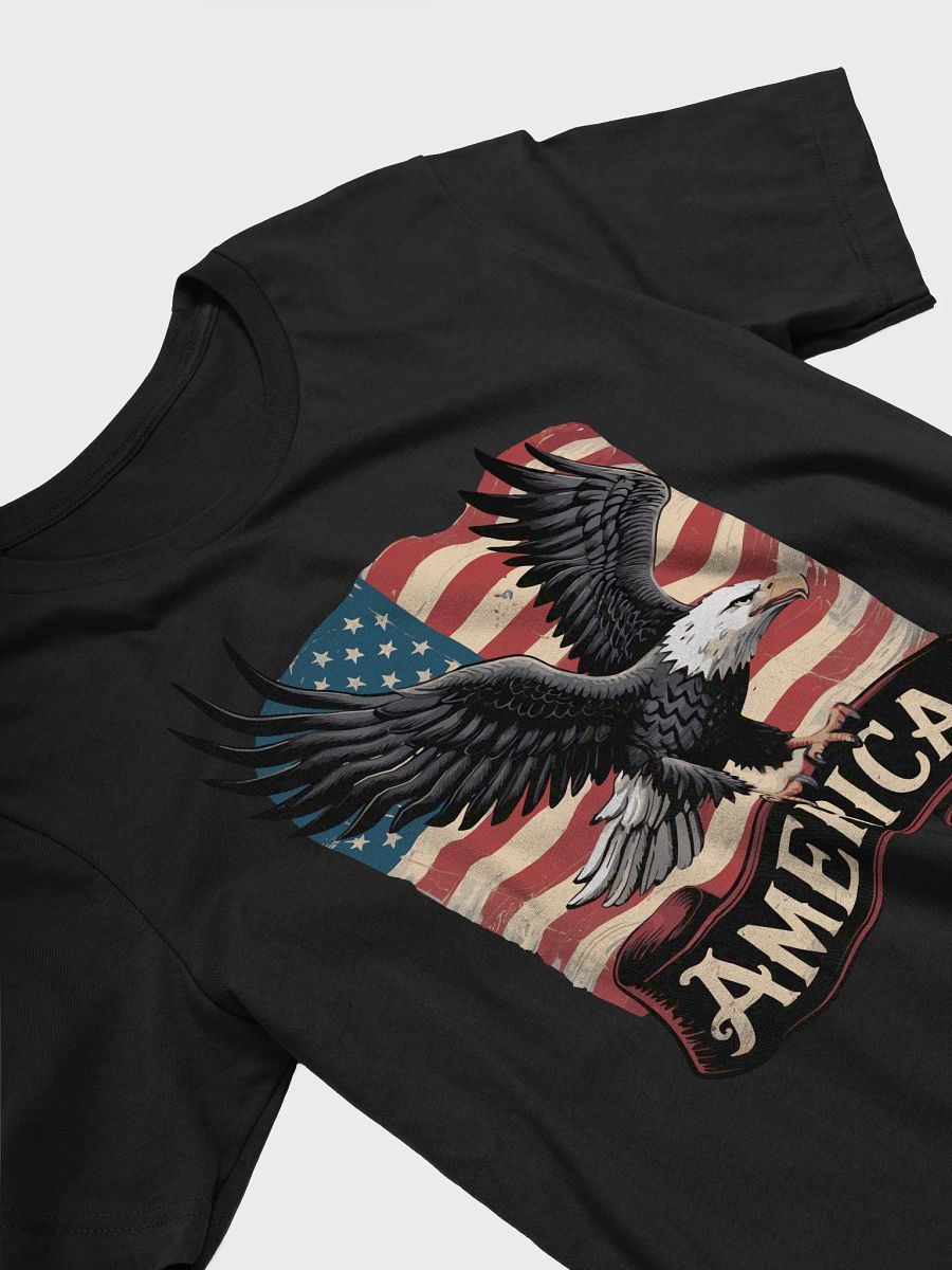 Bold American Eagle with Flag Background – Patriotic USA Artwork product image (4)