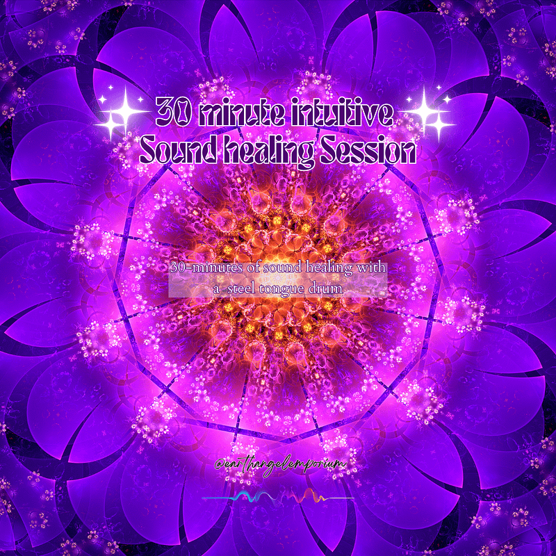 30 minute intuitive sound bath