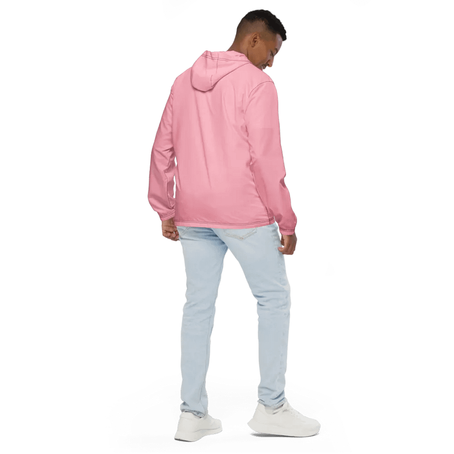 Plain Color Pink Windbreaker product image (3)