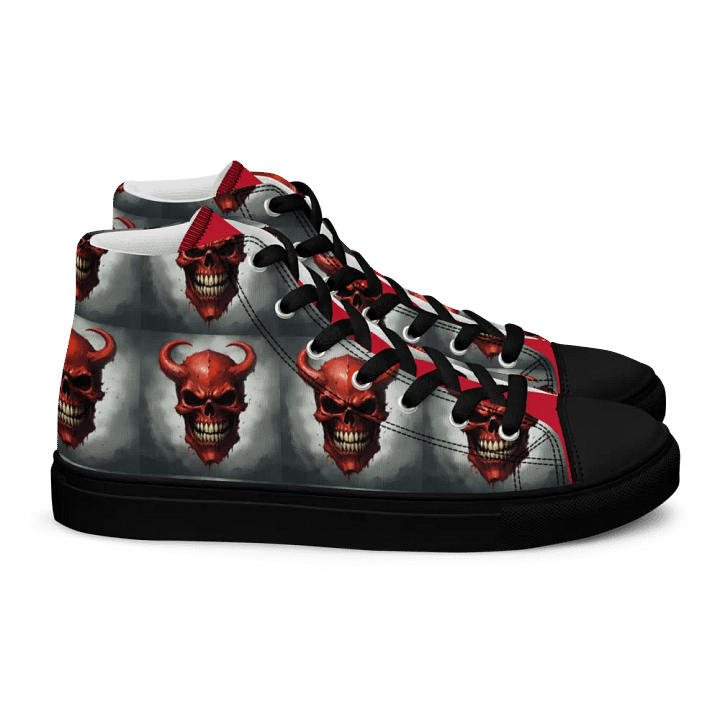 Red Demon Skull Men's High Tops product image (2)
