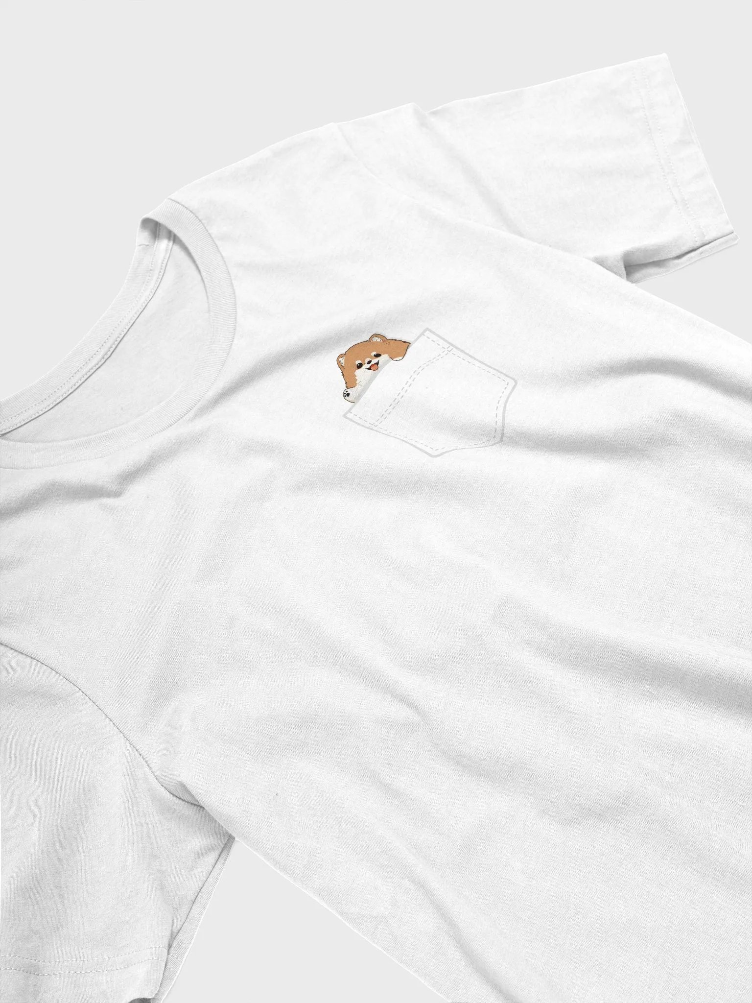 Pocket Dog light T-shirt product image (3)