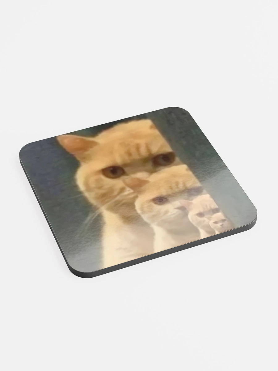 Glossed Cork Coaster: Meme Cats product image (2)