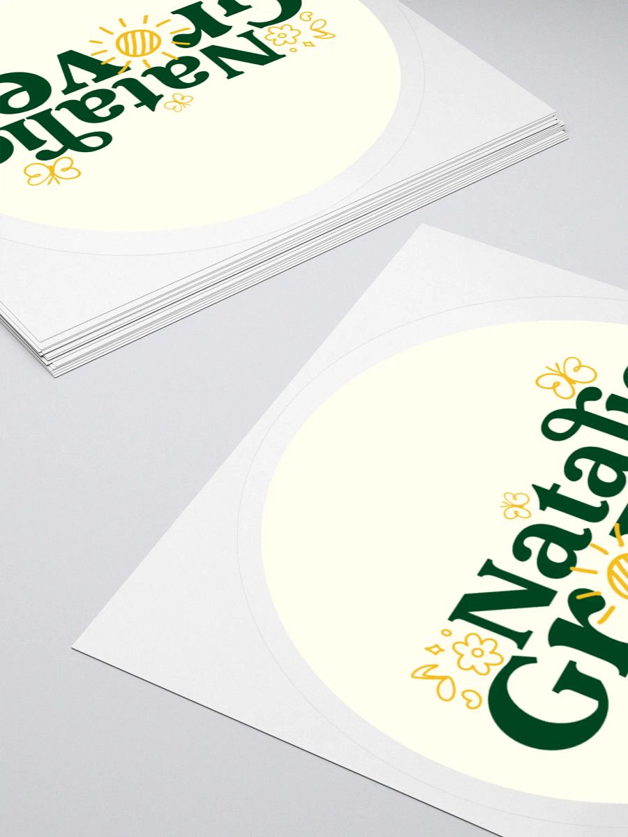 Natalie Groves Text Logo Sticker! product image (10)