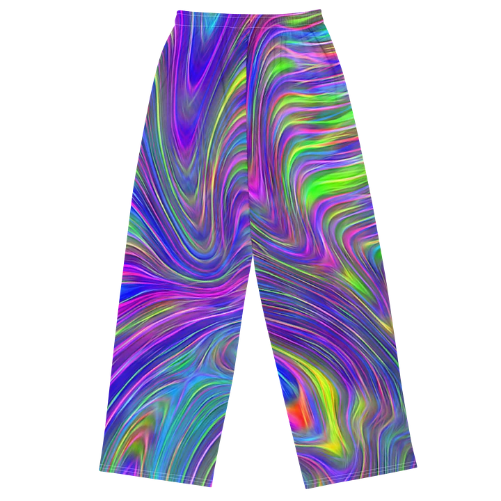 Abstract With Blue Wideleg Pants product image (1)